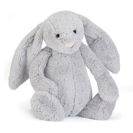 Huge silver Bashful Bunny, £60